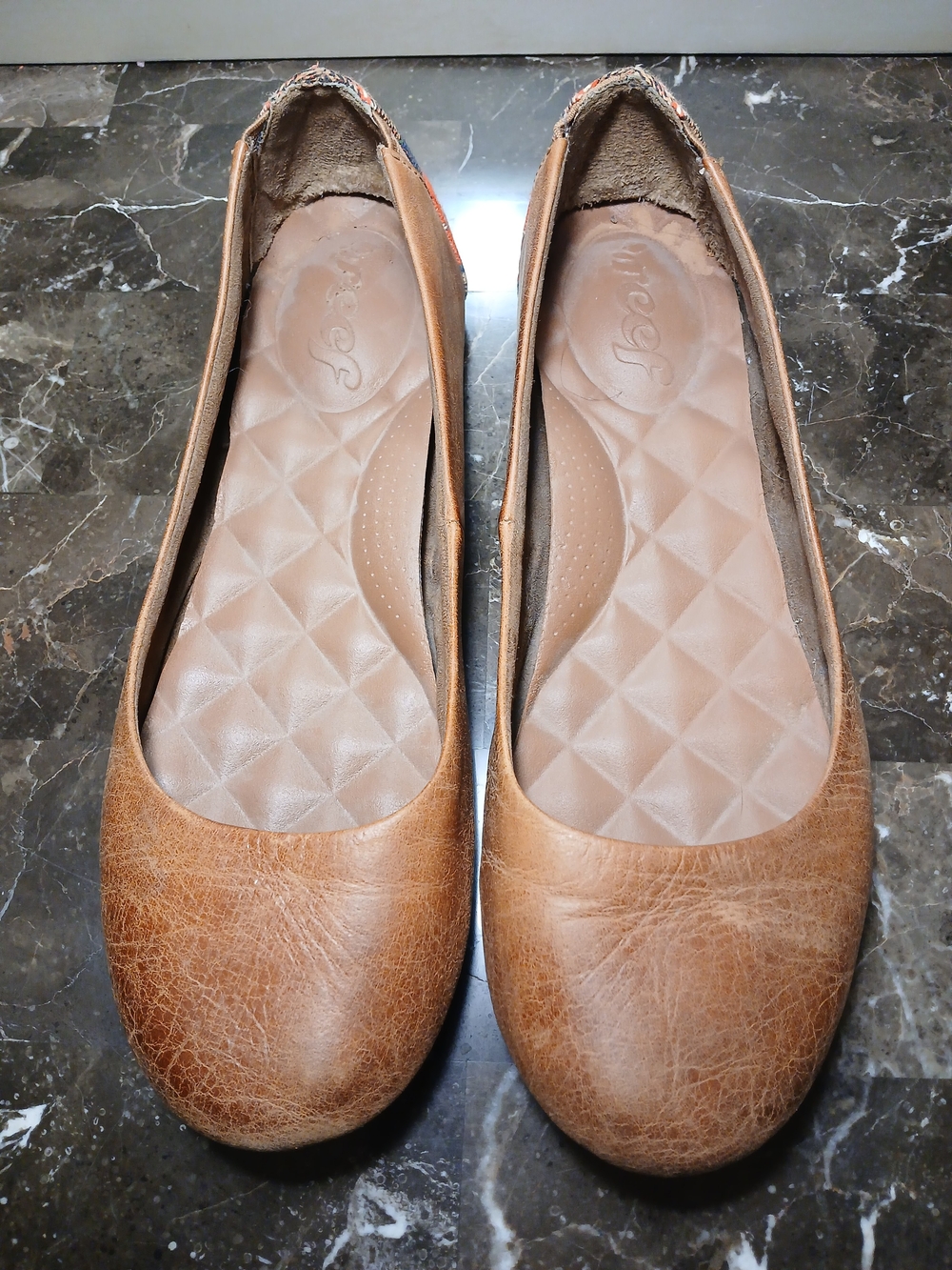 Reef Women's Brown Leather Ballet Flats